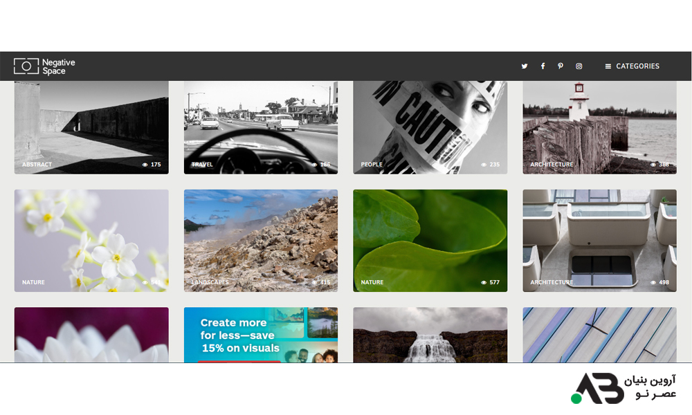 معرفی 22 سایت دانلود رایگان عکس (Negative Space)